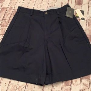 New Liz Clairborne navy carefree Bermuda shorts 8*